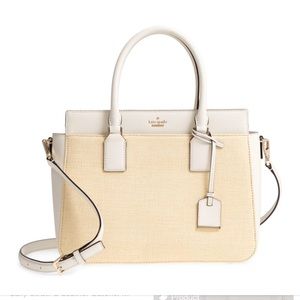 NWOT KATE SPADE CAMERONSTREET STRAW SALLY W/DUSTBAG